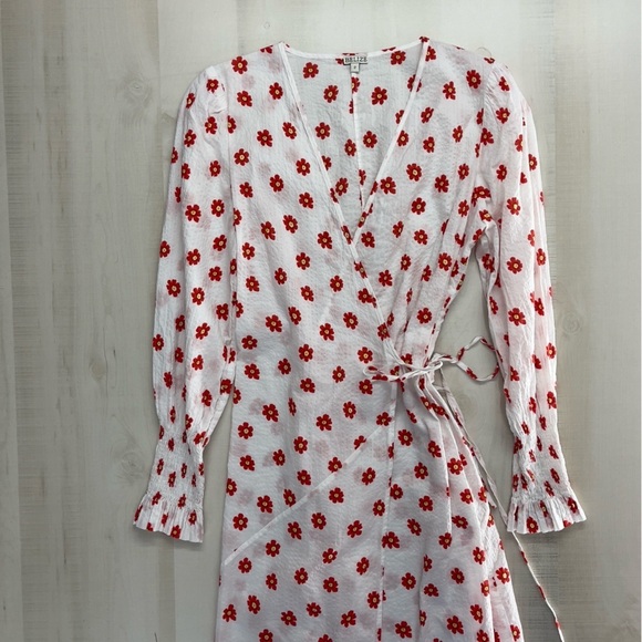 BELIZE high end wrap floral dress boho casual revolve shopbop 4 6 S - Picture 6 of 10